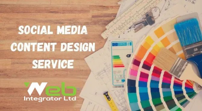 Social Media Content Design Service By Web Integrator
